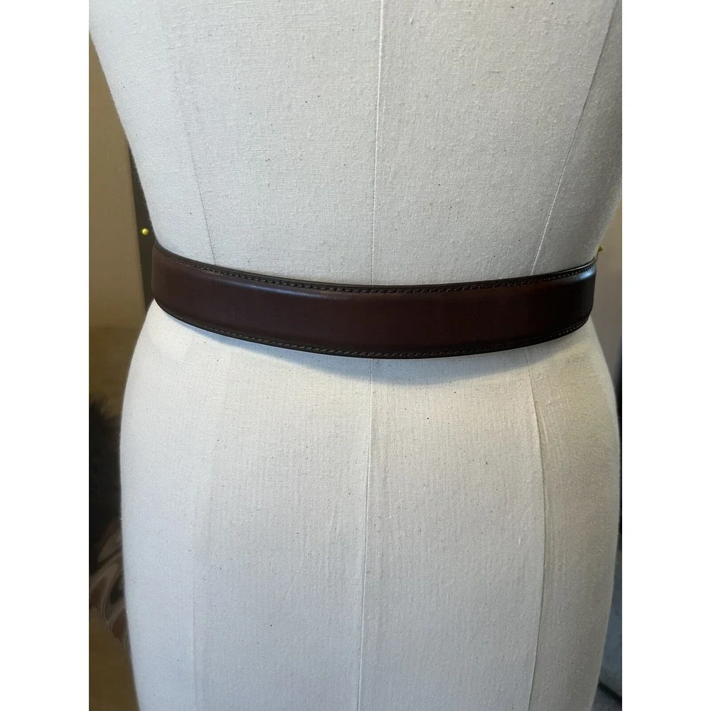 Magnanni New Genuine Leather Belt - 1078 - Cognac Brown - Size 44 Made In Spain